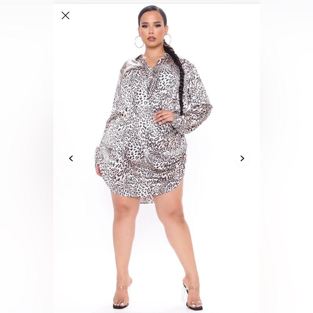 Fashion Nova Animal Print Dress